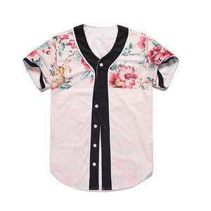 Camisetas de béisbol en blanco lisas personalizadas de alta calidad para sublimación - Product Image 1