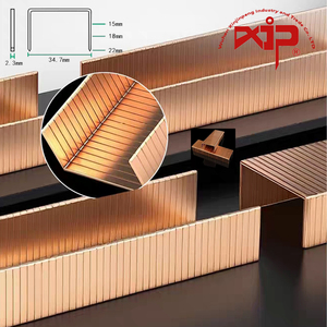 Punti Metallici a Corona Larga Serie Clou 35, Punti Metallici a U per Sigillatura Cartoni 15mm/18mm/22mm Elettrozincati per Industria Generale - Product Image 5