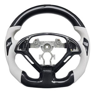 Explosive New Products Carbon Fiber Perforated Leather Grip Steering <b>Wheel</b> for Infiniti G27 G37 Car Steering <b>Wheel</b> - Product Image 1