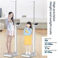 Nouvelle balance connectée multifonctionnelle à ultrasons pour la mesure de la taille, du poids et de la graisse corporelle, avec calcul de l'IMC, capacité 200 kg, pour adultes, compatible application.