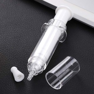 5ml 10ml Bouteille sans air en forme de <span class=keywords><strong>seringue</strong></span> blanche cosmétique pour Tube de crème pour les yeux Bouteille Lip Plumper Gloss Base Tubes de brillant à lèvres vides - Product Image 2