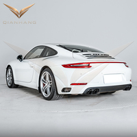 Cadre de l'ouverture d'aération latérale du pare-chocs arrière OE 99150566501 9915066601 Compatible avec 911 991.2 2016-2019 Carrera S 4S Cache de la sortie d'air arrière