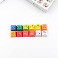 Clavier mécanique Accessoires de bricolage Axie series keycaps simples colorés