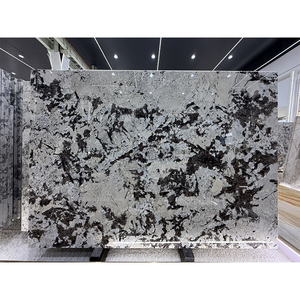 แผ่นหินอ่อนขัดเงาธรรมชาติ MTSTONE Noir <span class=keywords><strong>Grand</strong></span> Antique Calacatta <span class=keywords><strong>Viola</strong></span> สีดำ สำหรับตกแต่งผนัง โต๊ะ ห้องน้ำ พื้น - Product Image 2