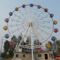Grande roue de fête foraine, équipement d'attractions de parc d'attractions en plein air, articles de carnaval, cabine