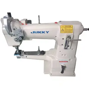 JUKKY-cama cilíndrica JK 335 de alta calidad, máquina de coser Industrial, electrónica de 32 cerraduras, máquina de coser de punto, gran oferta, 335