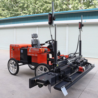Machine de nivellement automatique du béton au laser à quatre roues à haute efficacité, largeur de 2,5 m, pavage en ciment, entretien facile