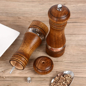 Salière vente en gros ensemble de solt et de poivre Transparent New Fire Salière et poivrière pour assaisonnements et épices - Product Image 4