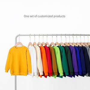 Vente chaude Printemps Enfants Vêtements Personnalisé Enfants À Capuche Solide Manteau Imprimé LOGO Top Coton Automne Garçons <span class=keywords><strong>Pull</strong></span> - Product Image 3