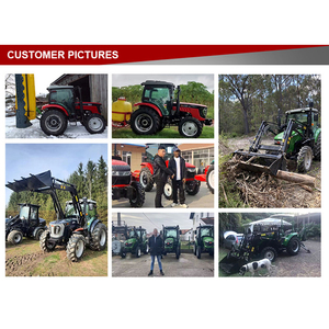 Traktor pertanian mesin CE murah 200hp 220hp 240hp 260hp 4x4 traktor pertanian dengan Loader untuk dijual Mesin Pertanian - Product Image 5