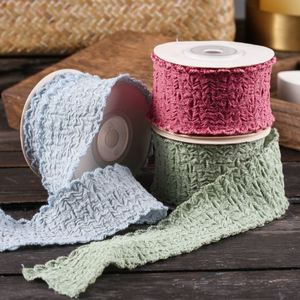 Ruban texturé froissé de haute qualité, délicat, 2,5 cm, pour la décoration des poignets de robe, 10 yards/rouleau - Product Image 1