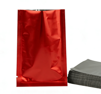 Sachet plat imprimé couleur personnalisé à trois soudures, résistant à l'humidité, en plastique de qualité alimentaire pour snacks, poudres et aliments pour animaux de compagnie