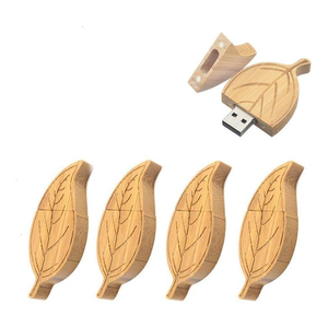 Clé USB 2.0 en bambou, nouveau design OEM, 32 Go-128 Go, chiffrée, garantie 1 an - Product Image 5