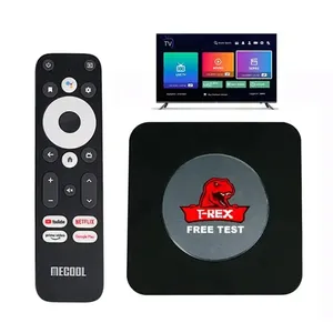 وصل حديثا جهاز تي في بوكس Trex 4K M3U مشغل اندرويد 10 Trex M3U سمارت 4k مجموعة اعلى الصندوق مع لوحة التحكم