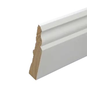 Door Skirting Pre-Paint Grade Prefinished White Primed Door Casing MDF Moulding White Primed Casing