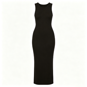 Abito estivo sexy da donna personalizzato OEM, abito lungo <span class=keywords><strong>in</strong></span> <span class=keywords><strong>maglia</strong></span> <span class=keywords><strong>aderente</strong></span>, abito da donna - Product Image 1