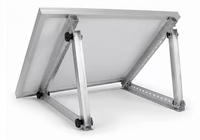 Support de montage de panneau solaire triangulaire réglable en aluminium (support plat en alliage d'aluminium), pour l'installation sur toit