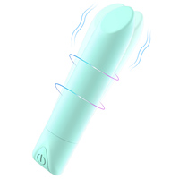 10-Frequenz Starker Vibrator mit USB-Aufladung, Wasserdicht, Lippenstift-Design, Wiederaufladbarer Massager mit 50 Minuten Laufzeit für Erwachsene