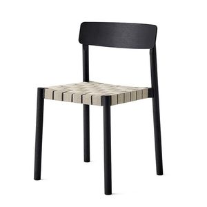 Sillas de Comedor Apilables Estilo Nórdico Purelyfeel, Silla de Madera Maciza Simple para el Hogar, Silla de Ocio con Correa Tejida, Modelo <span class=keywords><strong>Betty</strong></span> - Product Image 3