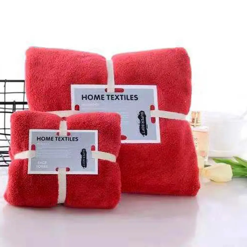 Multicolor optional fashion cotton household towel bath towel set