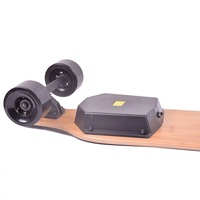 Skateboard Électrique Professionnel Portable, Longboard Électrique à Quatre Roues