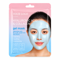 Masque facial en feuille de collagène coréen, hydratant, nourrissant, lissant, adoucissant, format voyage, pour tous types de peaux