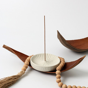 Porta Incienso Creativo de Cemento en Forma de Pétalo, Hecho a Mano, Estilo Zen, Soporte para Incienso <span class=keywords><strong>y</strong></span> Candelabro Decorativo de Escritorio - Product Image 4