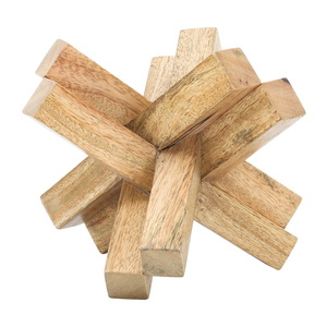 Scultura Decorativa in Legno per Casa, Ufficio, Soggiorno, Bagno, Mensola, Pezzo d'Arte Moderna - Product Image 1