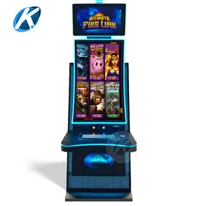 Mỹ Hot 43 Inch Cong Màn Hình Cảm Ứng Dọc Arcade Kỹ Năng Trò Chơi Video Máy Với Kim Loại Tủ Buffalo Trò Chơi
