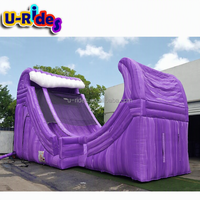 Prix d'usine commercial pas cher grande maison de rebond cavalier gonflable toboggan gonflable en pvc pour enfants
