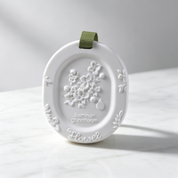 Diffuseur d'huiles essentielles en céramique parfumée à la fleur de jasmin, pierre aromatique suspendue longue durée, désodorisant pour armoire et maison