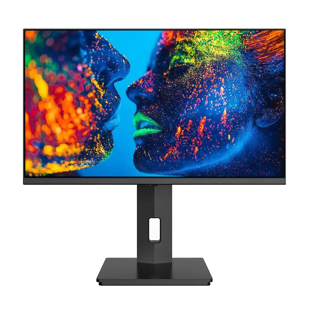 Monitor de 24 pulgadas Pantalla IPS Monitor de computadora Montura VESA de 75Hz con DisplayPort Entradas VGA de, Monitor FHD