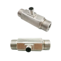 Produsen M12 Sensor aliran cair Meter, Sensor aliran Nadi efek Hall air 1/4 ", 1/2", 3/4 ", 1", 2 "untuk pemanas air