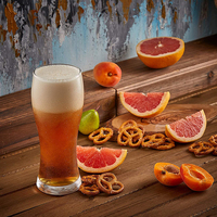 Verre à bière Pilsner moderne de haute qualité avec logo personnalisé, impression par sublimation, réutilisable et de qualité alimentaire