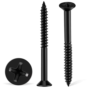 Thép không gỉ màu đen chìm phẳng <span class=keywords><strong>csk</strong></span> đầu Metric cho gỗ tùy chỉnh M2 M3 M4 M5 <span class=keywords><strong>M6</strong></span> Phillips ổ đĩa tự khai thác vít - Product Image 3