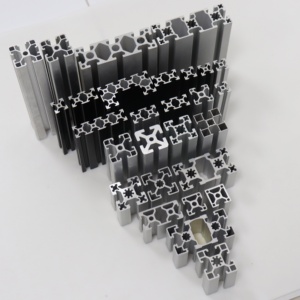 6061 6063 4040 4080 profilo di alluminio resistente leggero della scanalatura di industriale v t degli accessori di profilo della struttura della lega di alluminio - Product Image 5