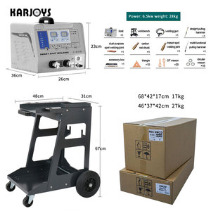 Máquina de Soldadura por Puntos Portátil de Acero Inoxidable y Aluminio Karjoys KJ-FR23, en Oferta, para Reparación de Automóviles y Fabricación de Chapa Metálica - Product Image 1