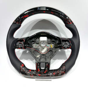 Volante in Pelle Personalizzato Stile Sportivo con Palette Rosse per <span class=keywords><strong>Volkswagen</strong></span> VW <span class=keywords><strong>Golf</strong></span> MK8 <span class=keywords><strong>TSI</strong></span> - Product Image 6