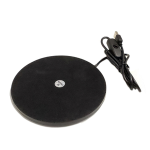 BOSHI Ultra lumineux <span class=keywords><strong>Grand</strong></span> Rond acrylique noir blanc lumières led lumière cristal affichant base artisanat - Product Image 5