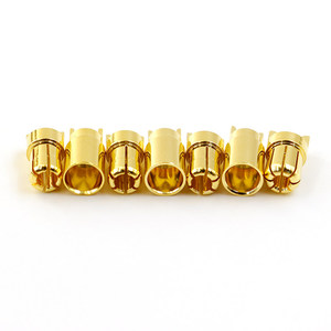Connecteur banane haute intensité Amass GC5510 5,5 mm 50A, plaqué or pour moteur ESC, service OEM direct usine - Product Image 4