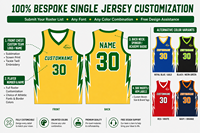 Maillot de basketball personnalisé pour lycée, sublimé, pour jeunes, respirant, pour l'entraînement, pour les équipes universitaires et les clubs