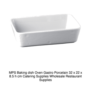 Bandeja para hornear MPS de porcelana gastro, 32 x 22 x 8.5 h cm, suministros para catering, venta al por mayor, suministros para restaurantes - Product Image 2