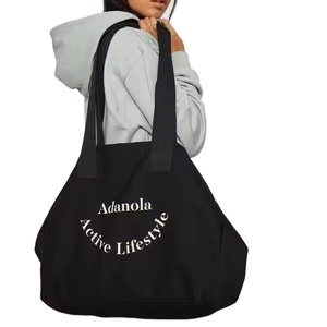 Customized Logo Eco Friendly Oversize Large Grocery <b>Black</b> Cotton <b>Canvas</b> Beach Gift Shopping <b>Tote</b> <b>Bag</b> - Product Image 1