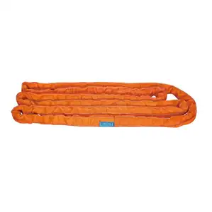 Imbracatura rotonda di sollevamento senza fine arancione resistente del poliestere 50T EN1492-2