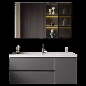 ตู้ห้องน้ำใหม่พร้อมเคาน์เตอร์เซรามิกในตัว อ่างล้างหน้า และอ่างล้างมือ - Product Image 5