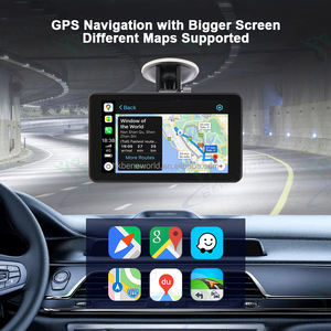 Écran Carplay 7 pouces avec GPS intégré, écran tactile haute luminosité, autoradio, prise en charge de Carplay, Android Auto, navigation pour voiture - Product Image 6