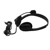 Auriculares con Cable de Alta Calidad, Auriculares para Centro de Llamadas, Auriculares de Oficina con Micrófono con Botón de Control para Enseñanza, Juegos y Aprendizaje