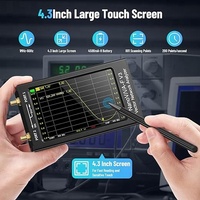 Analyseur de réseau vectoriel portable NanoVNA-F V3, écran tactile 4.3 pouces, batterie 4500mAh, 1MHz-6GHz, instruments de mesure électroniques