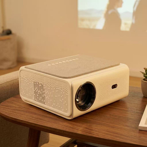 Projecteur intelligent portable de haute qualité 1080P, mise au point automatique, WIFI sans fil, faible niveau de bruit, 3 modes de projection pour la maison et <span class=keywords><strong>le</strong></span> bureau - Product Image 1