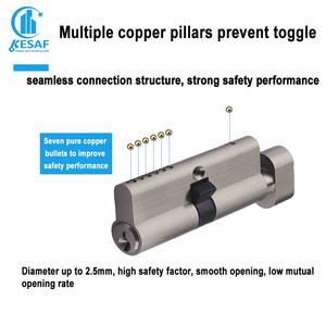 הסיטונאי אבטחה גבוהה פרופיל הילוך morrien להפוך חצי מפתח 10 סיכות מנעול גליל עם ידית M-T-L - Product Image 6